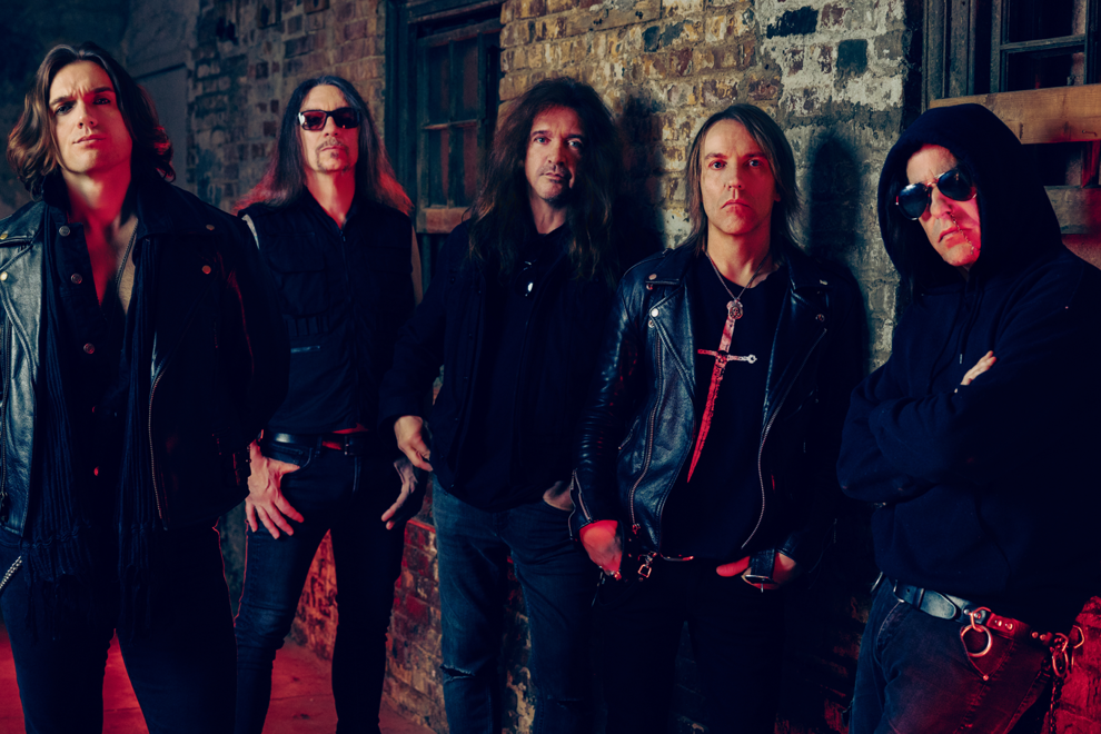 Skid Row with new singer Justin Sargent (left)