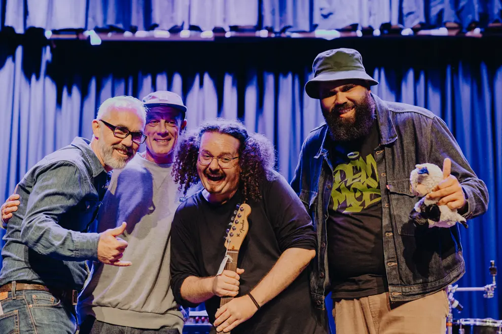 Mr Rhodes at the Homegrown Hero Competition