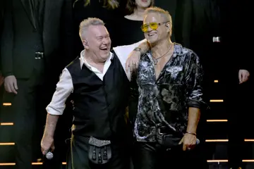 Jimmy Barnes & Jon Stevens at The Songs of John Farnham Concert