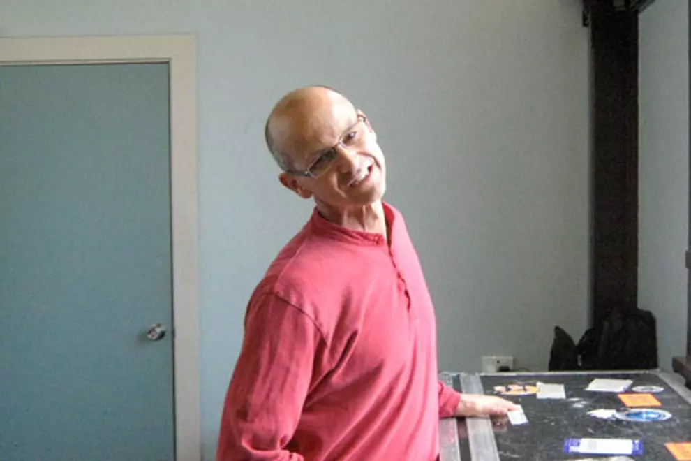 Aaron Chugg in 2010 while touring with The Cult