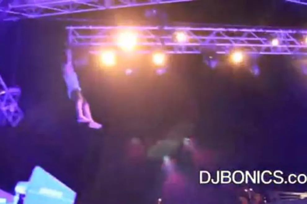 Still taken from DJ Bonics' video of the incident.