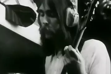 Still from the I'll Be Gone clip.