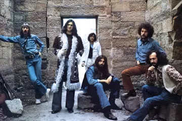 Country Radio in 1972: Chris Blanchflower, Tony Bolton, John Bois, Greg Quill, Kerryn Tolhurst and John A. Bird