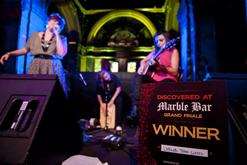 Larger Than Lions, winners of the 2013 Discovered At Marble Bar