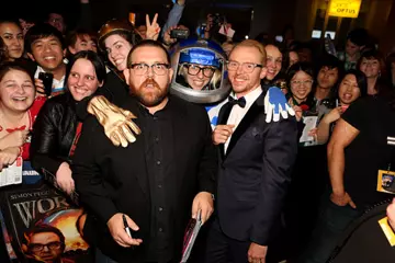 Keep a close eye on that golden hand there Nick Frost.