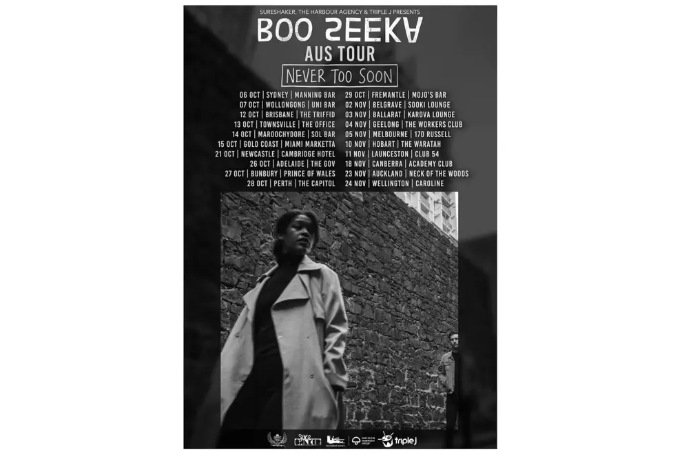 boo seeka tour ef