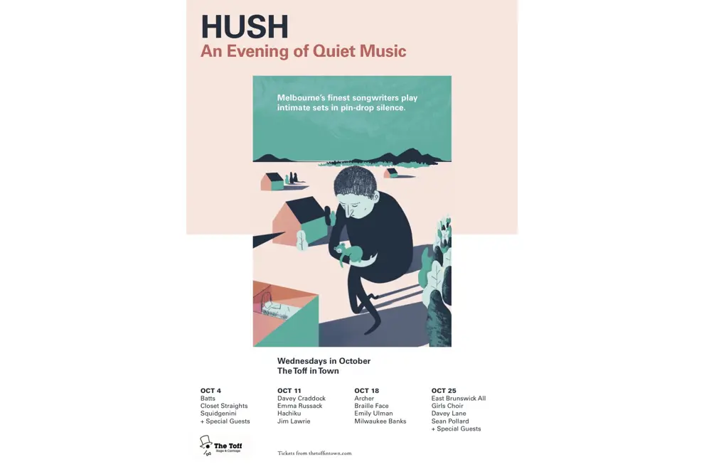 hush lineup poster