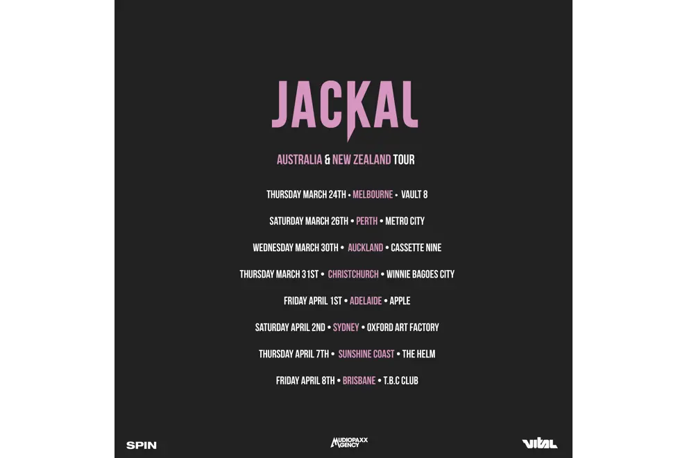 jackal aus tour dates