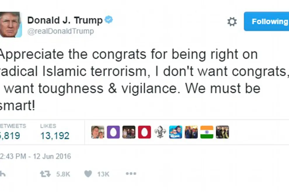 orlando tweet trump
