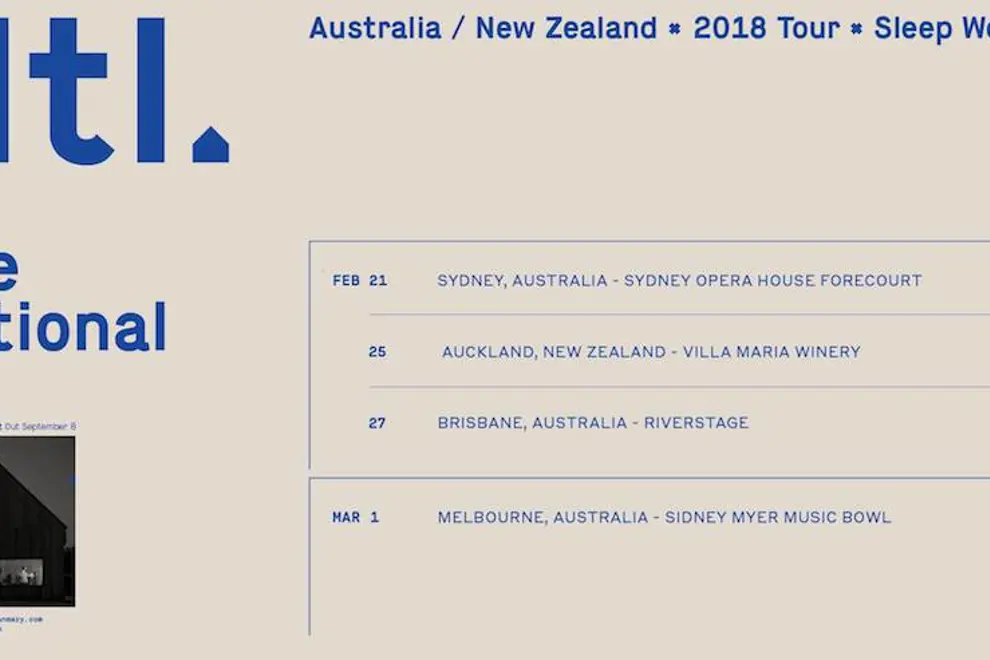the national tour dates